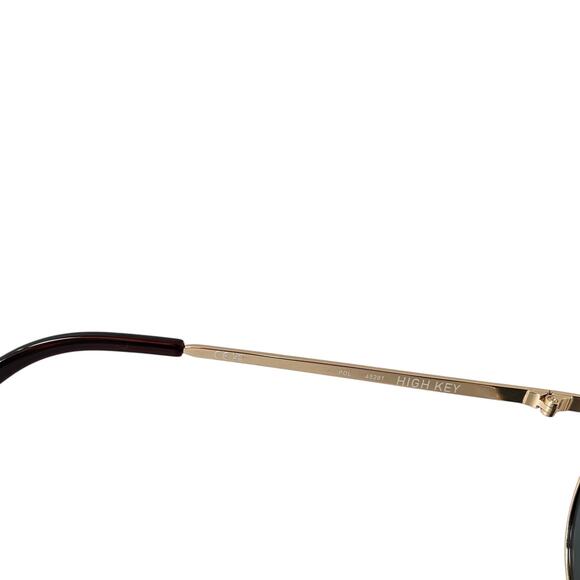 Quay Australia High Key Aviator Sunglasses Gold Polarized main image 6